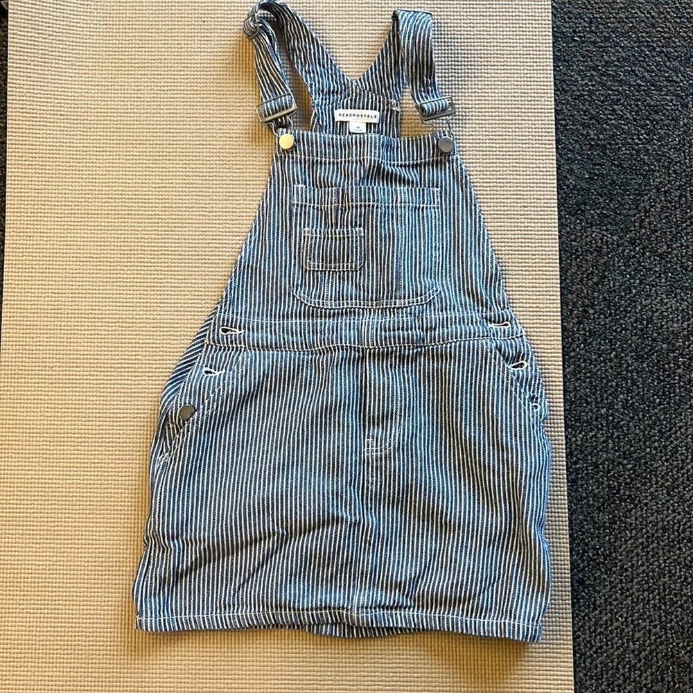 Aeropostale jumper striped blue dress